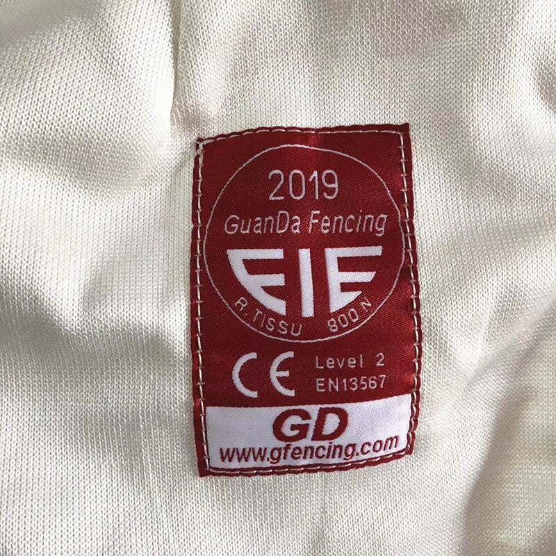 Veste d'escrime NANA-U03J conforme à la norme internationale FIE 800nw (frais de port inclus)